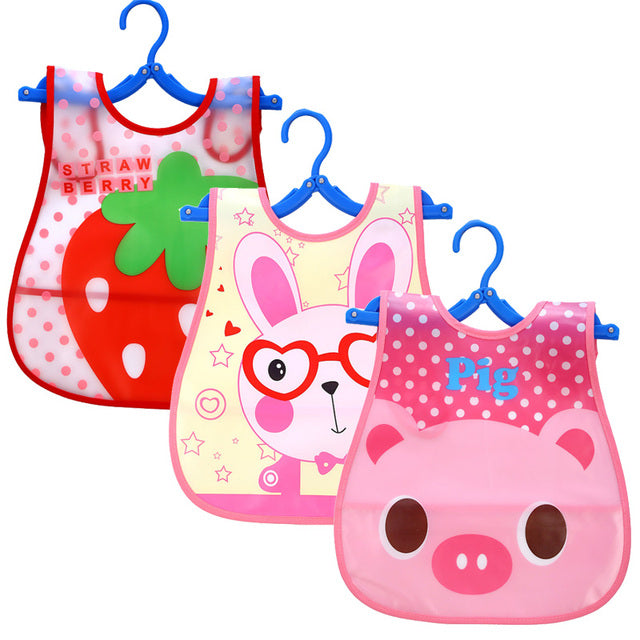 3-Piece Baby Sleeveless Waterproof Bibs-Gailik