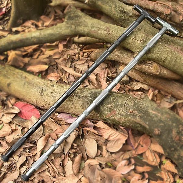 The Multifunctional Survival Hiking Pole - Grey-Gailik