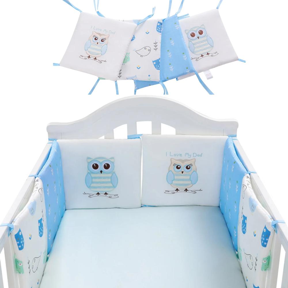 6 Pcs/Set Baby Crib Bed Bumper-Gailik