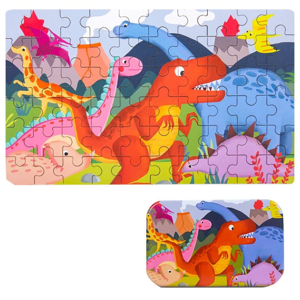 60 Pieces Children Wooden Puzzle Toy-Gailik