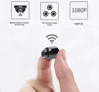 Small WiFi Security Camera Night Vision Surveillance Nanny Cam-Gailik