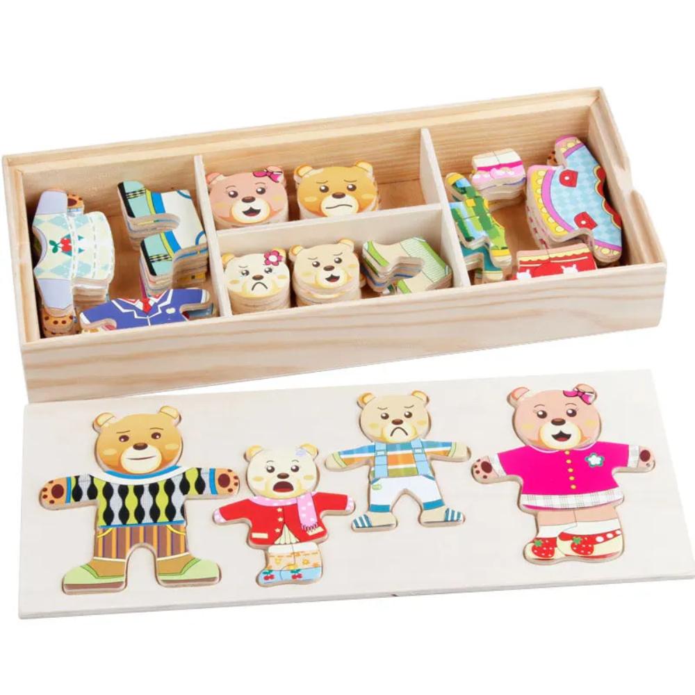 Animal Wooden Dress Up Toy-Gailik