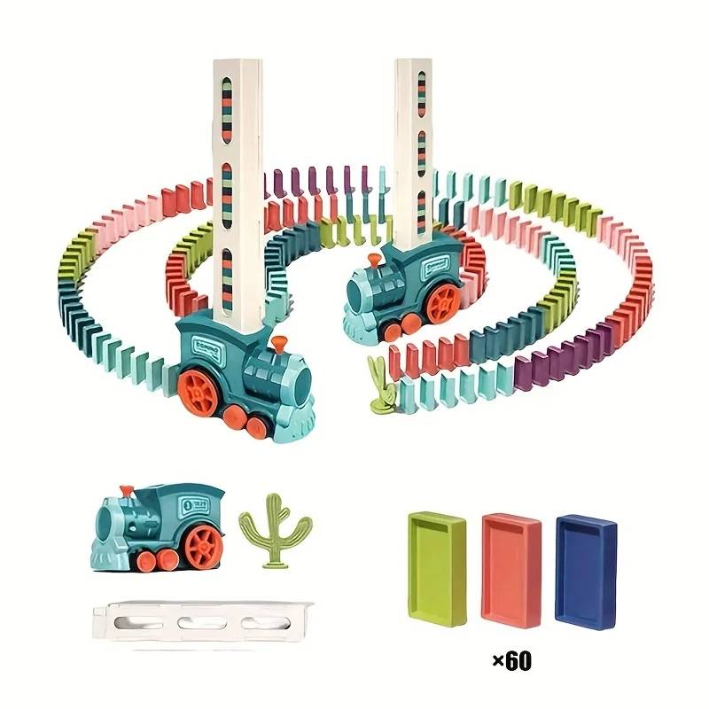 Automatic Domino Train Kids Toy-Gailik