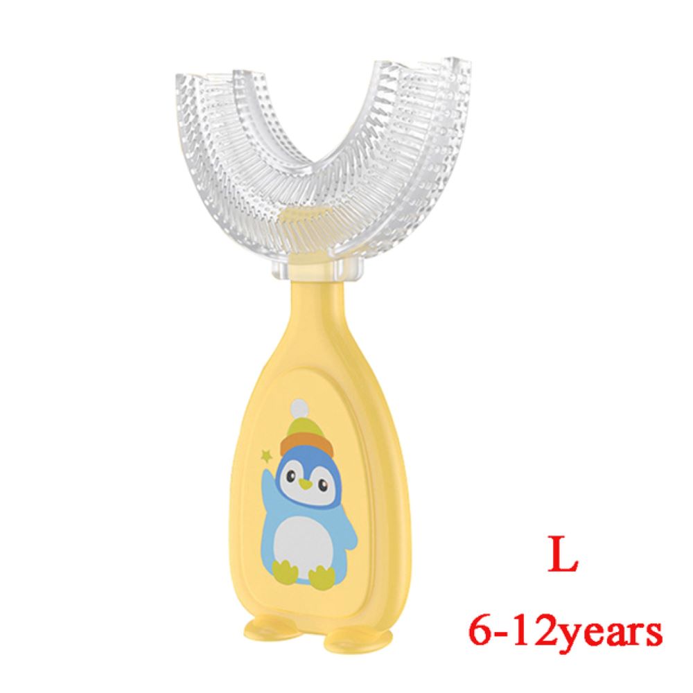 Baby Cartoon Mouth Brush-U-Shaped Toothbrush-Gailik