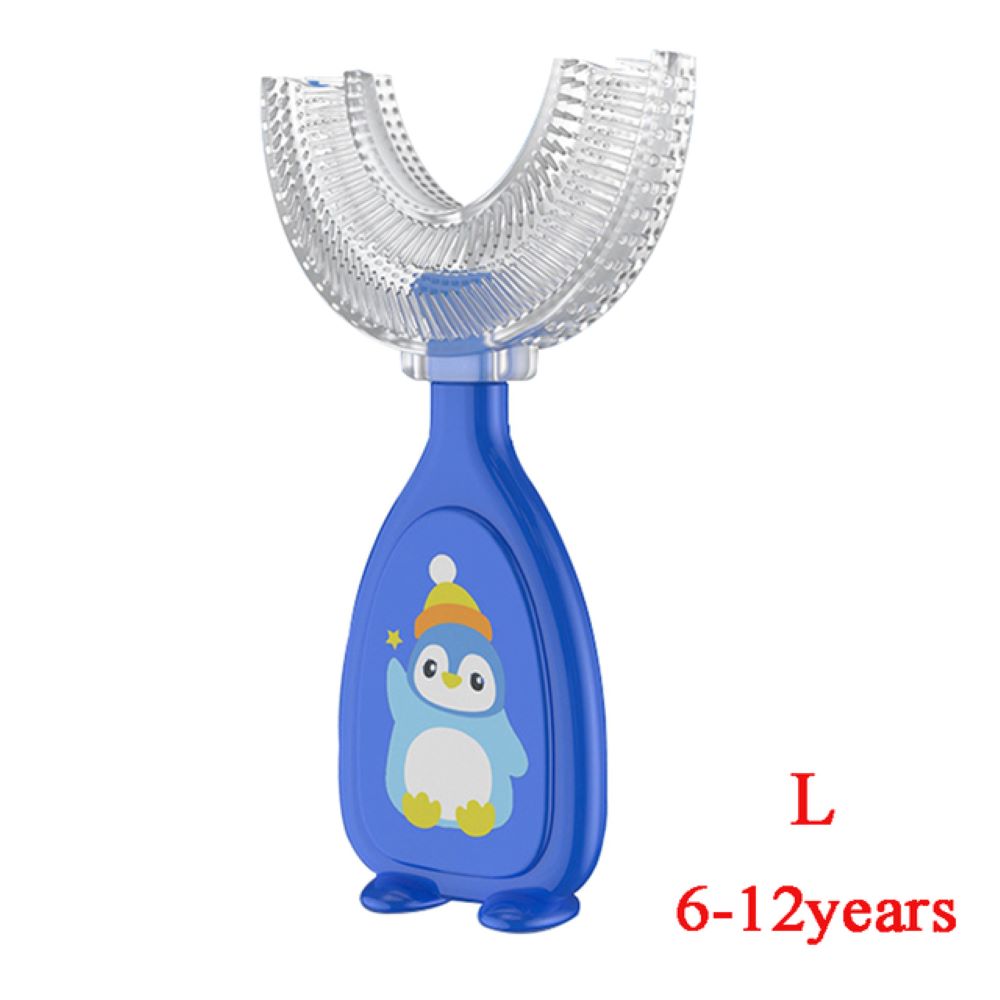 Baby Cartoon Mouth Brush-U-Shaped Toothbrush-Gailik