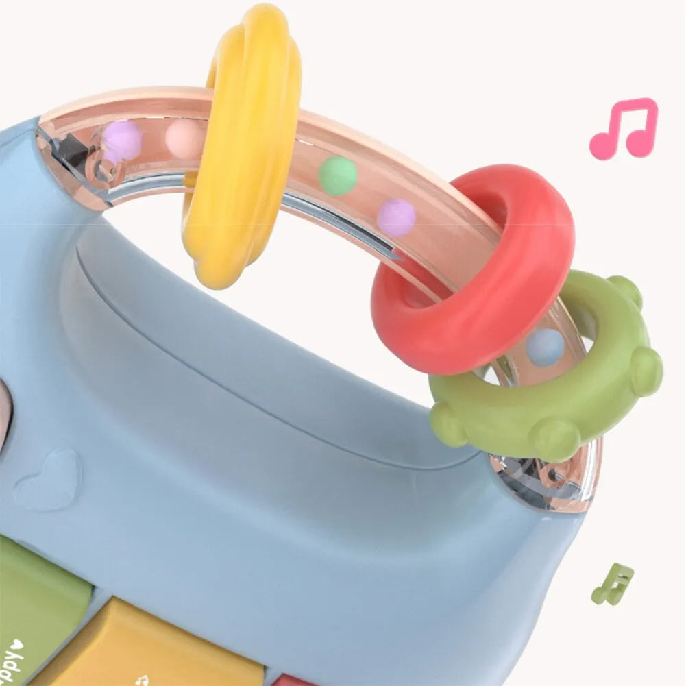 Baby Electric Musical Luminous Feeding Bottle Soft Pacifier Teether-Gailik