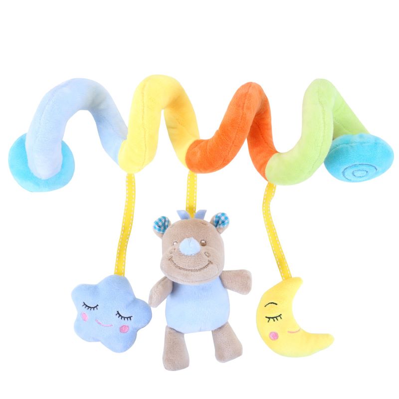 Baby Spiral Rattles - Pram Toy - Hanging Toy-Gailik