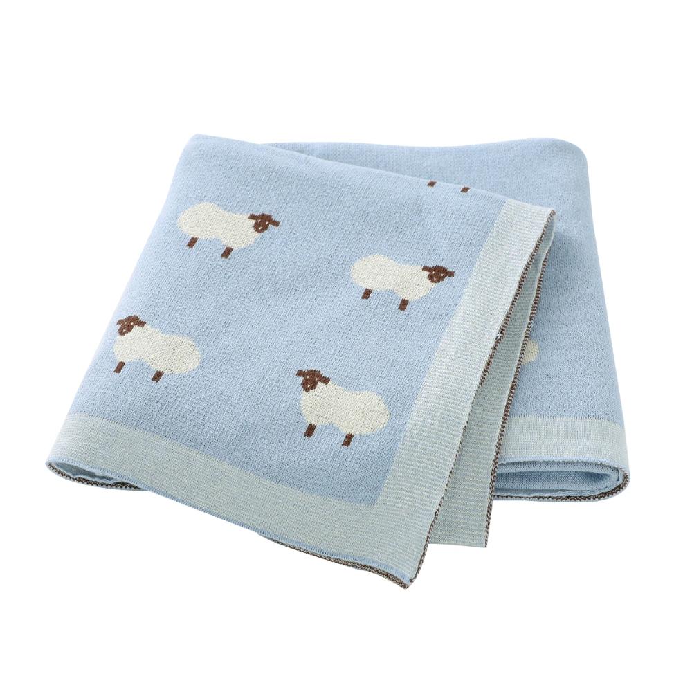 Baby Swaddle Blanket Cotton Knit-Gailik