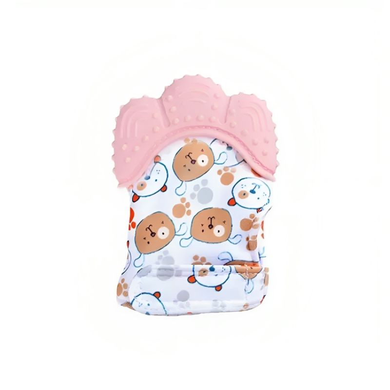 Baby Teether Cartoon Printed Glove-Gailik