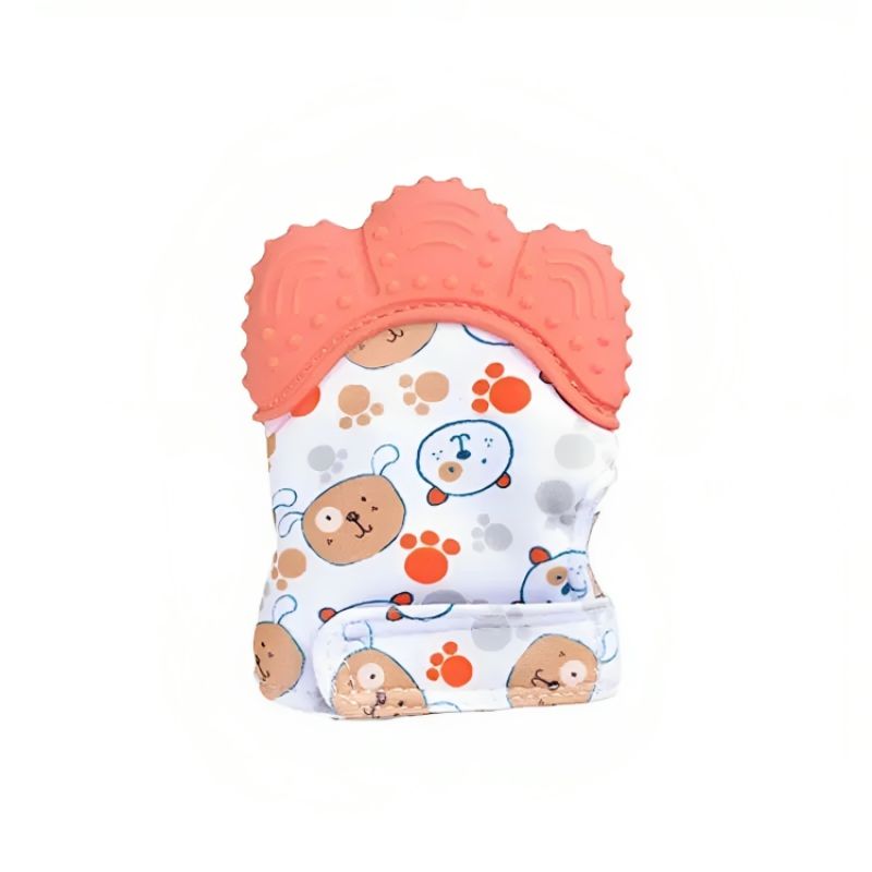 Baby Teether Cartoon Printed Glove-Gailik