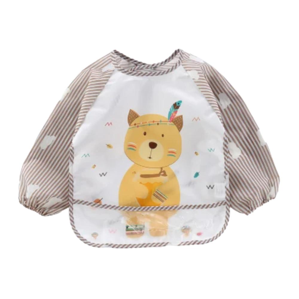 Baby Waterproof Long Sleeve Feeding Bib -Gailik