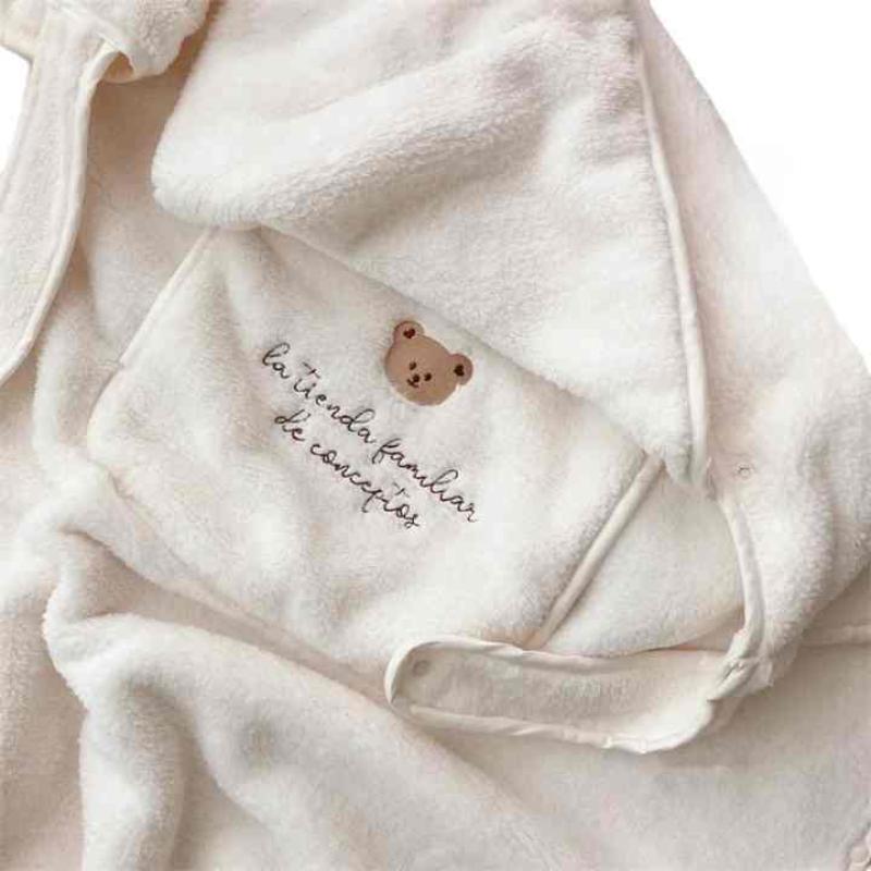 Bunny Winter Windproof Baby Blanket Warm Quilt Swaddle Wrap-Gailik