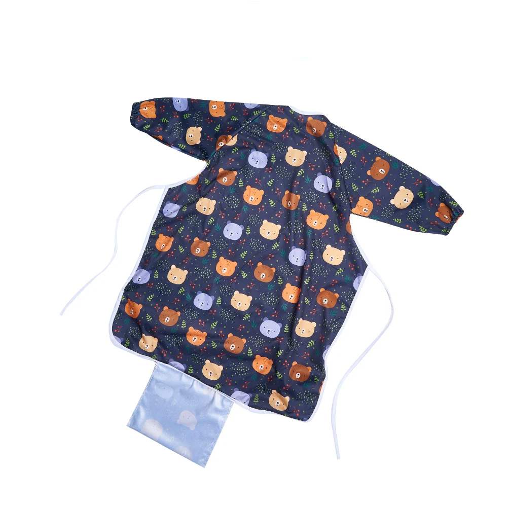 Coverall Packable Waterproof Baby Feeding Bibs-Gailik