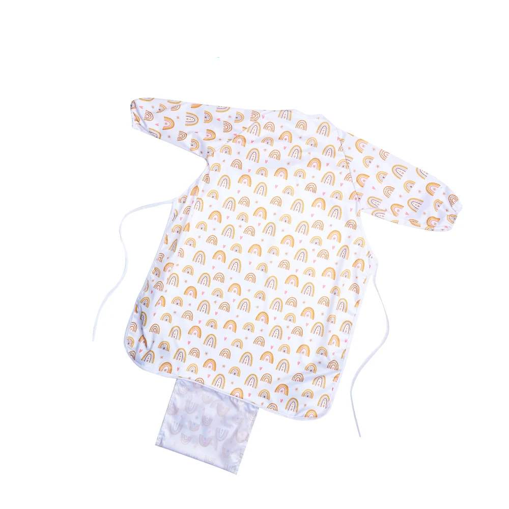 Coverall Packable Waterproof Baby Feeding Bibs-Gailik