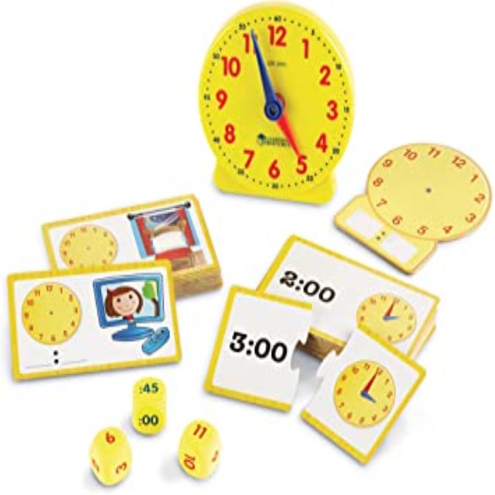 Educational Time Teaching Set with Interactive Clock-Gailik