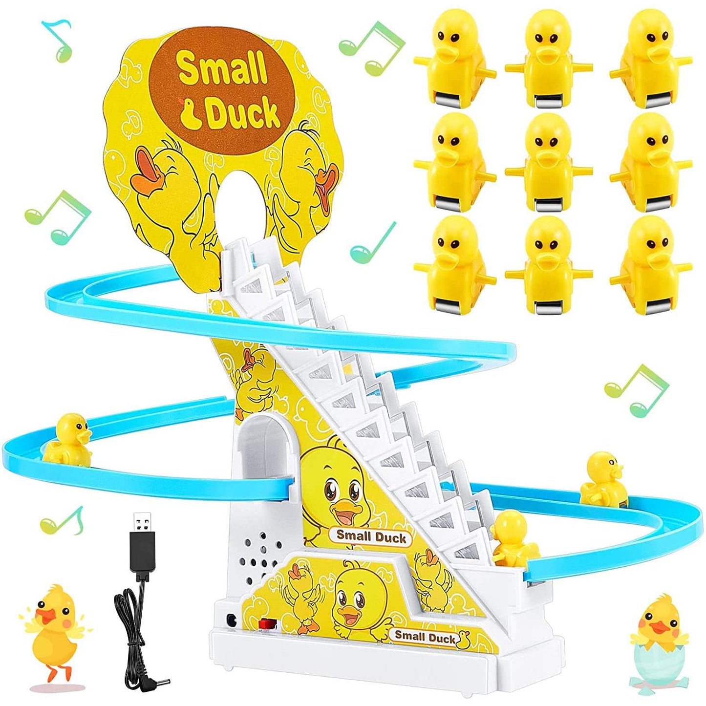 Electric Small Duck Climbing Stairs Kids Toy-Gailik