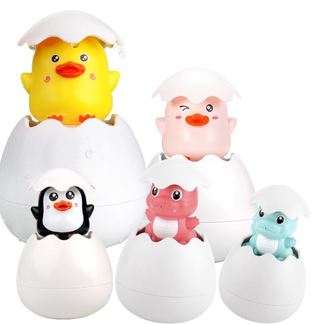 Funny Duck Shell Egg Baby Bath Toy-Gailik