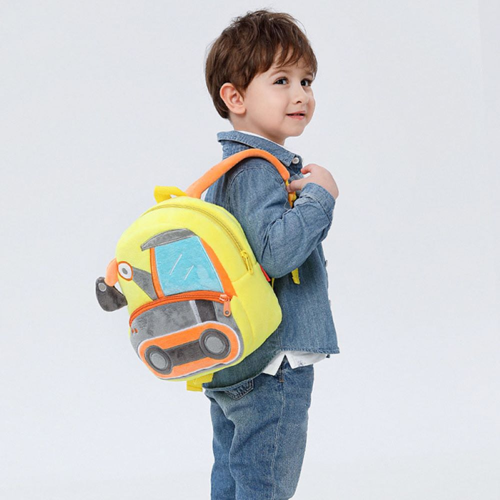 Kids Cute Engineering Car Backpack-Gailik