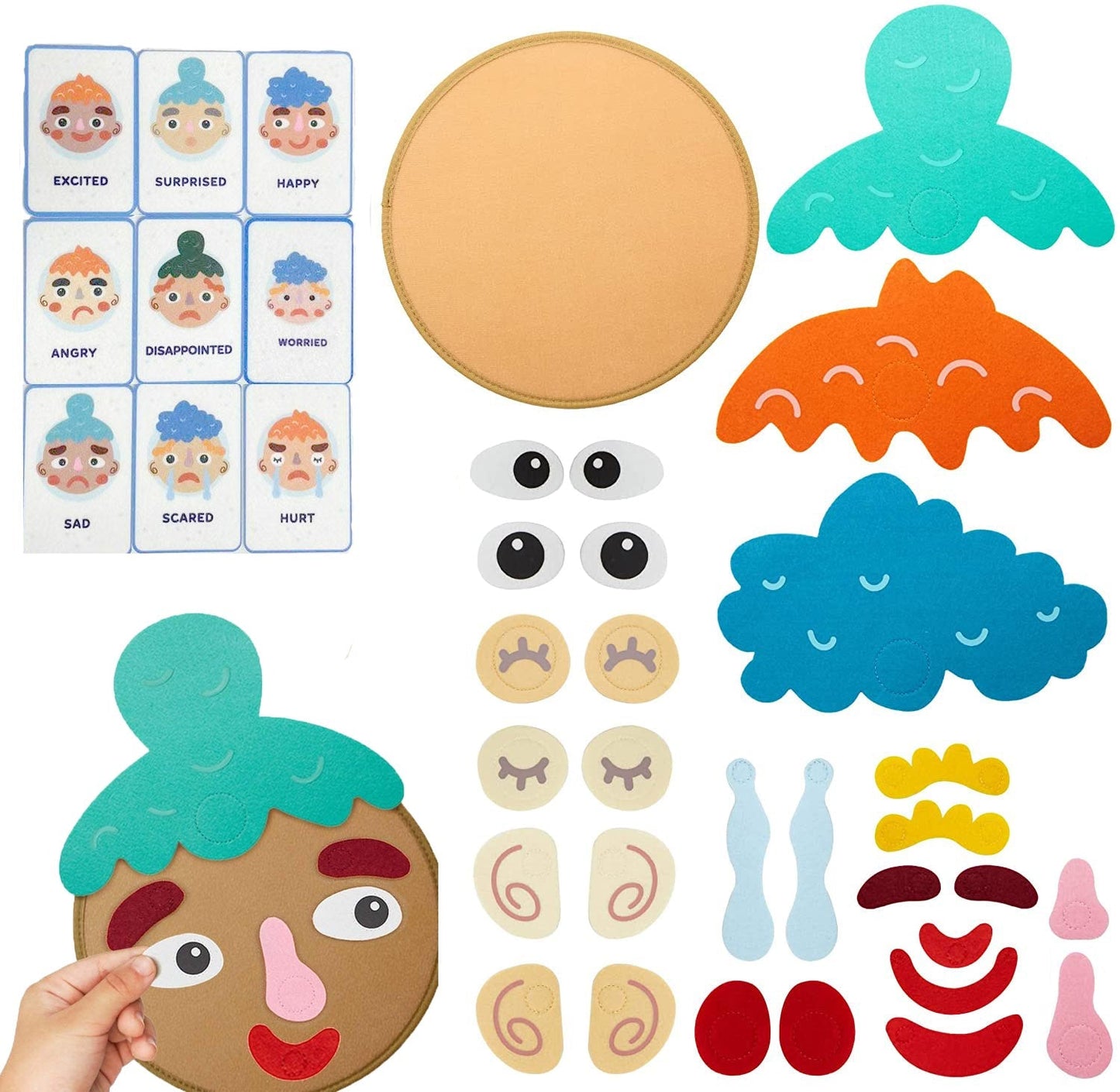 Kids Montessori Facial Expression-Educational Toy-Gailik