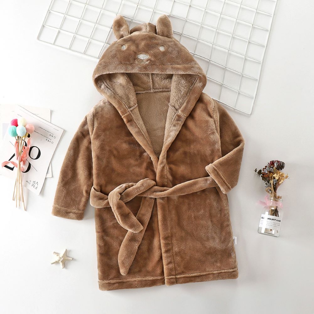 Kids Rabbit Hooded Bathrobe-Gailik