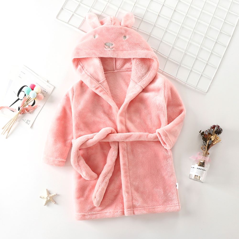 Kids Rabbit Hooded Bathrobe-Gailik