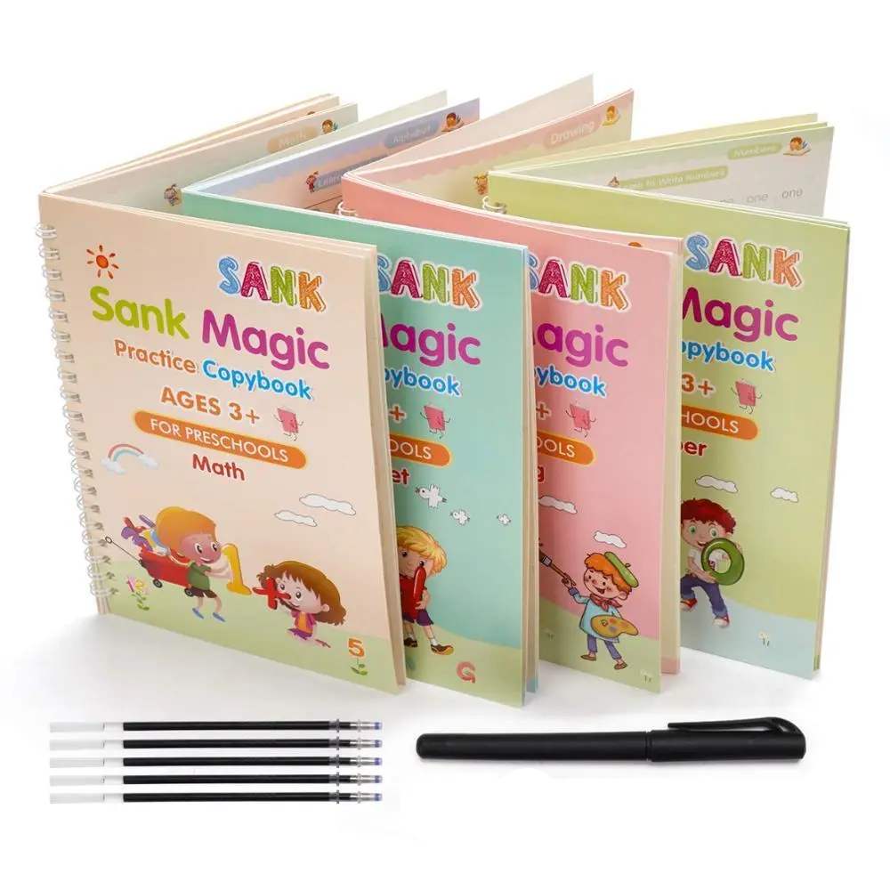 Magic Copy Montessori Book Free Wiping-Gailik