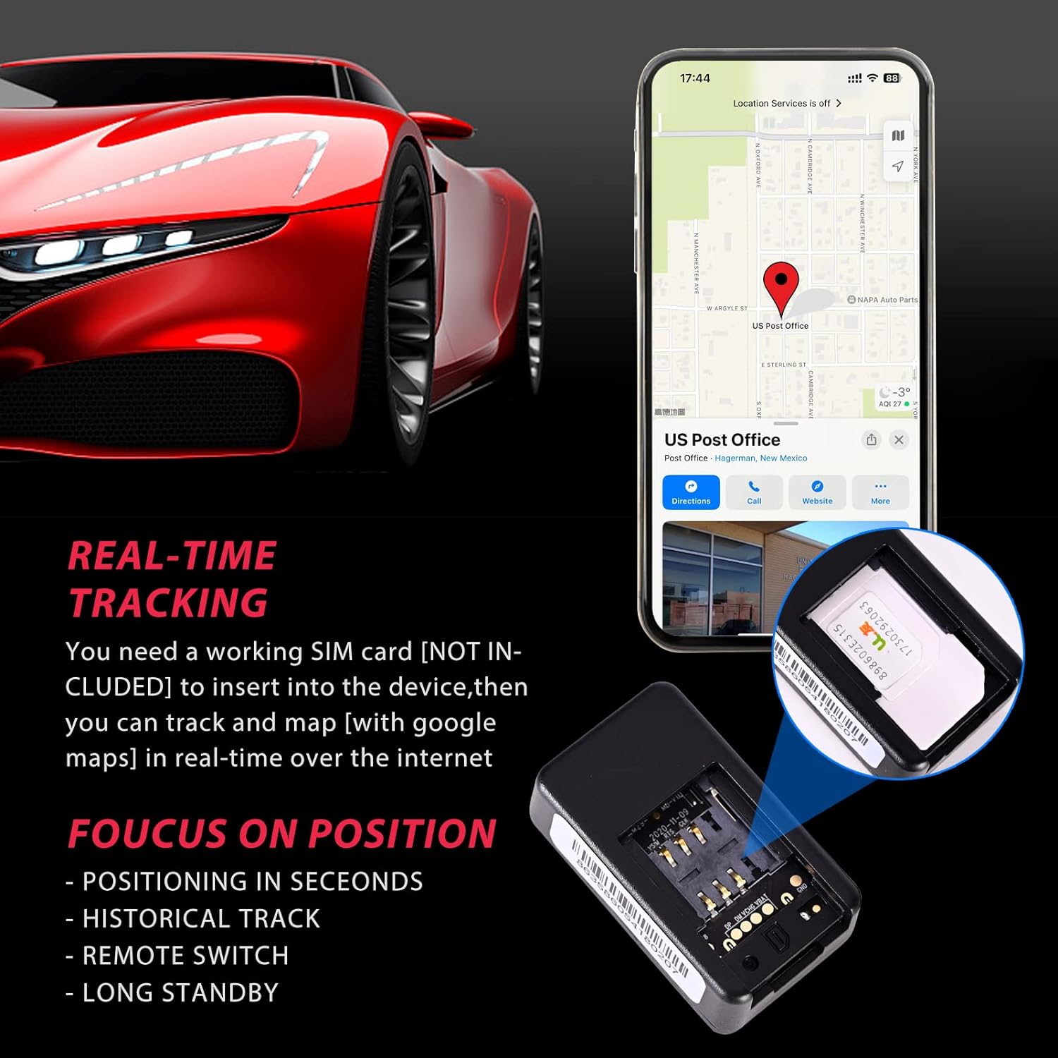 Mini GPS Car Tracker-Gailik