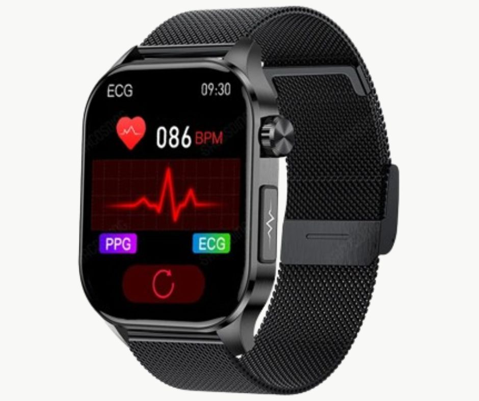 Suga Pro Smartwatch | Non-invasive Glucose Monitor - Black Silicon Belt-Gailik