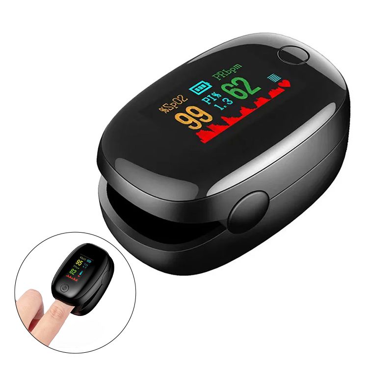 Portable High-Precision Non-Invasive Blood Glucose Meter - Black Gem (LED Screen)-Gailik