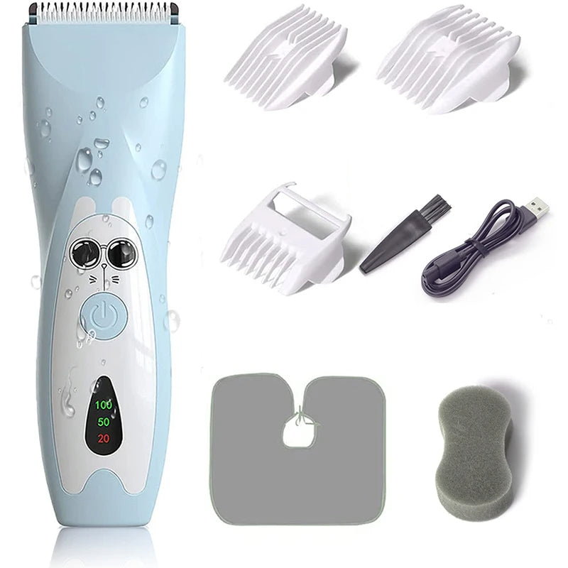 Rechargeable Baby Silent Hair Clipper-Gailik