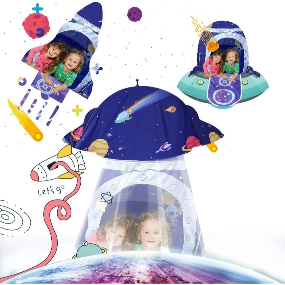 Rocket Spaceship Kids Play Tent-Gailik