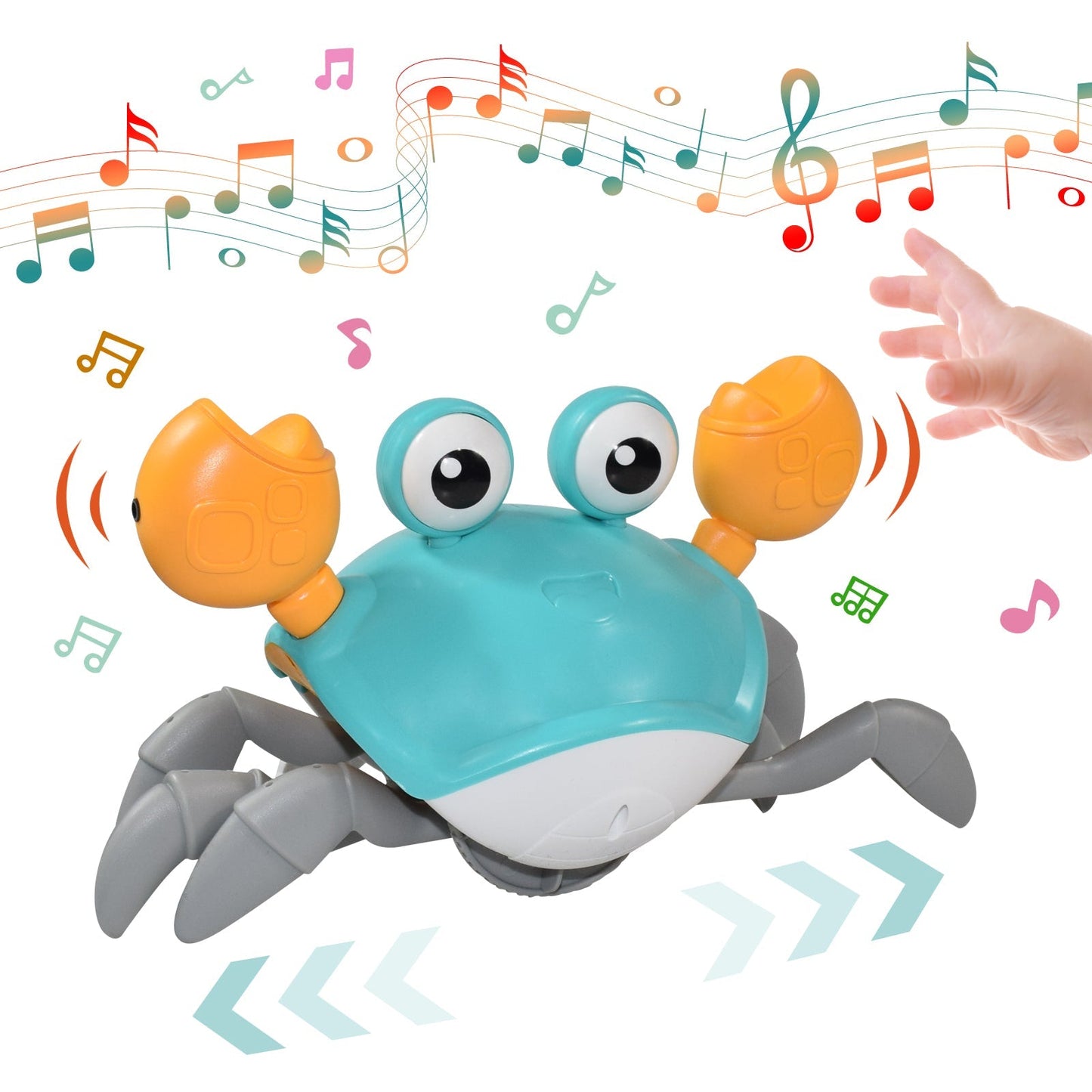 Sensing Crawling Crab Toy with Music Sounds-Gailik