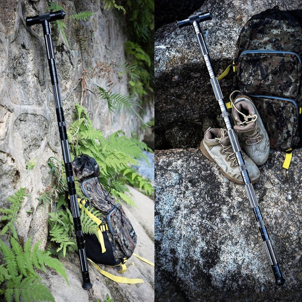 The Multifunctional Survival Hiking Pole - Grey-Gailik