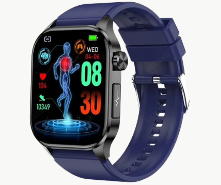 Suga Pro Smartwatch | Non-invasive Glucose Monitor - Blue Silicon Belt-Gailik