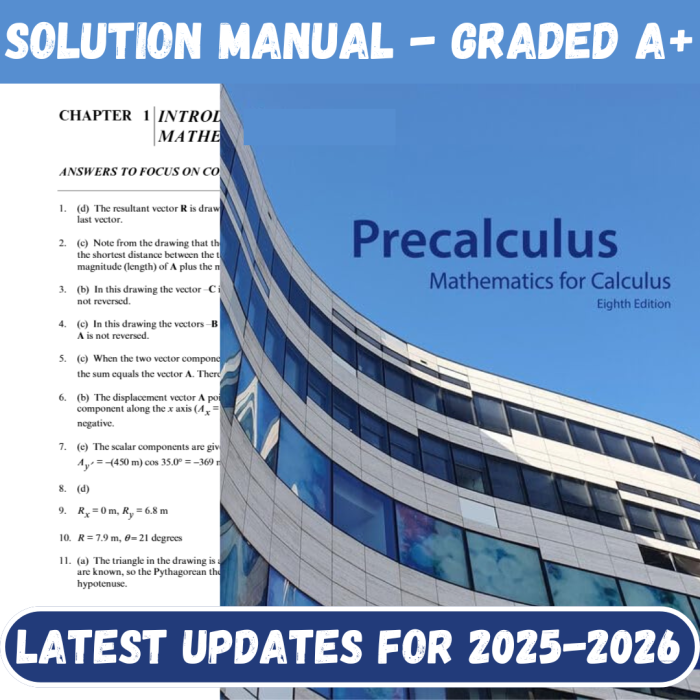 Solution Manual For Precalculus Mathematics for Calculus 8th Edition By Stewart-Pass Test Bank