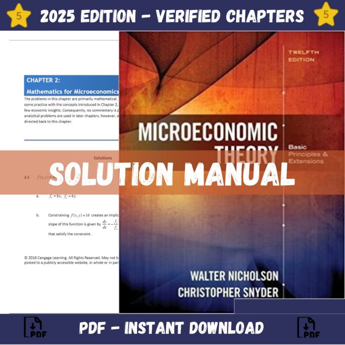 Solution Manual – Microeconomic Theory Basic Principles and Extensions 12th Edition (Nicholson, 2017)-Pass Test Bank
