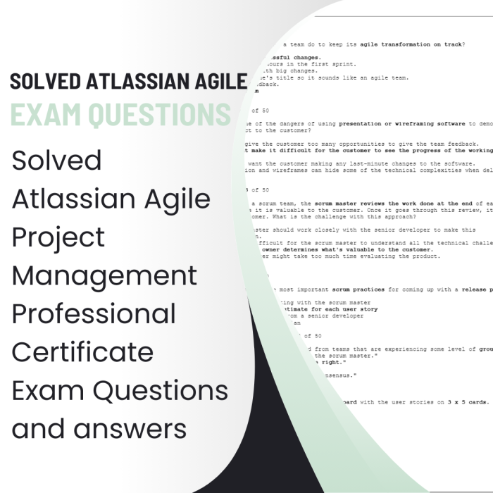 Solved Atlassian Agile Project Management Professional Certificate Exam Questions And Answers-Pass Test Bank