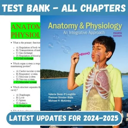 Test Bank for Anatomy and Physiology: An Integrative Approach, 4th Edition de Theresa Bidle-Pass Test Bank