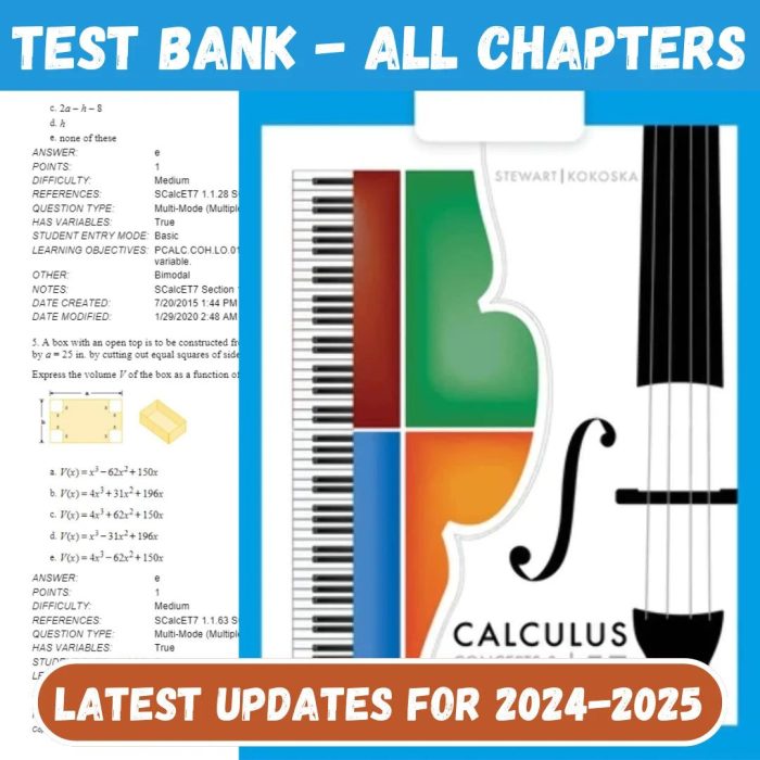 Test Bank For Calculus 5th Edition by James Stewart, Kokoska-Pass Test Bank