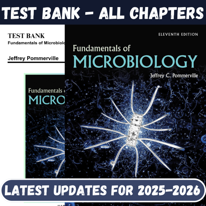 Test Bank For Fundamentals of Microbiology 11th Edition By Pommerville-Pass Test Bank