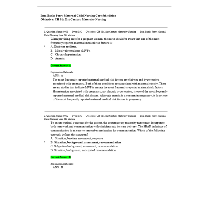 Test Bank For Maternal Child Nursing Care, 5th Edition by , Shannon E., Hockenberry-Pass Test Bank