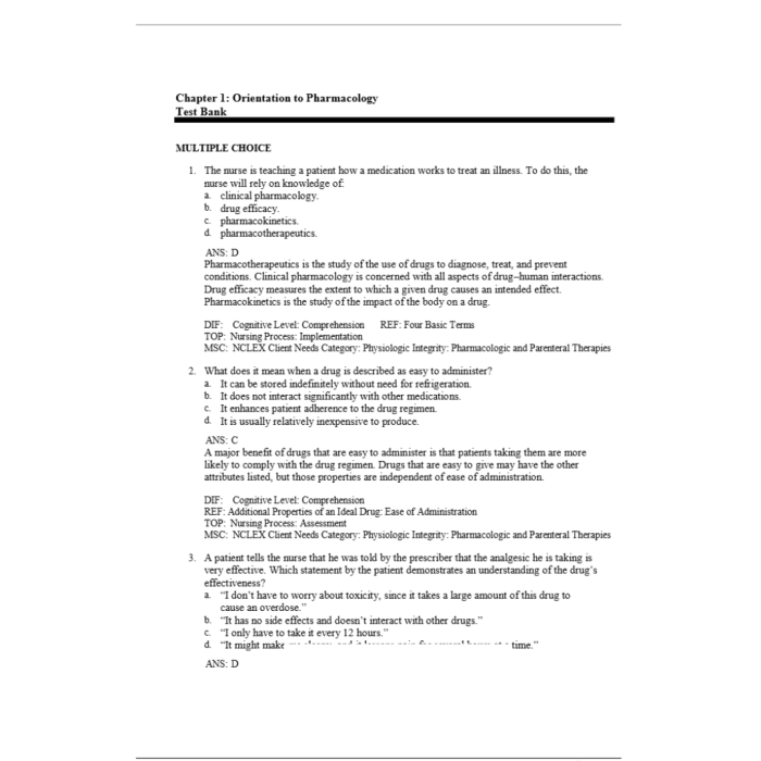 Test Bank For Pharmacology for Nursing Care 9th Edition By Richard A-Pass Test Bank
