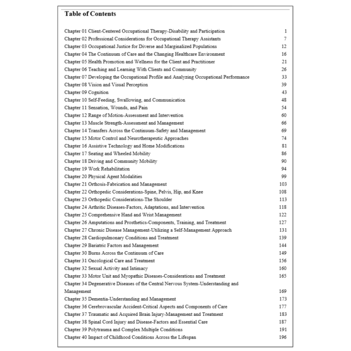 Test Bank For Physical Conditions Intervention Strategies for Occupational Therapy Assistants 2nd Edition By Amy J-Pass Test Bank
