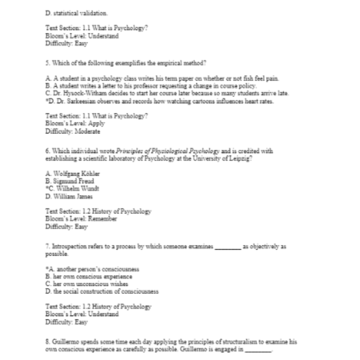 Test Bank For Psychology 2th edition By OpenStax-Pass Test Bank