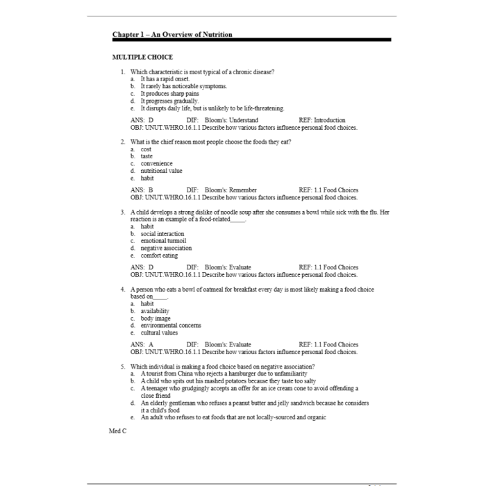 Test Bank For Understanding Nutrition 15th Edition By Ellie Whitney-Pass Test Bank