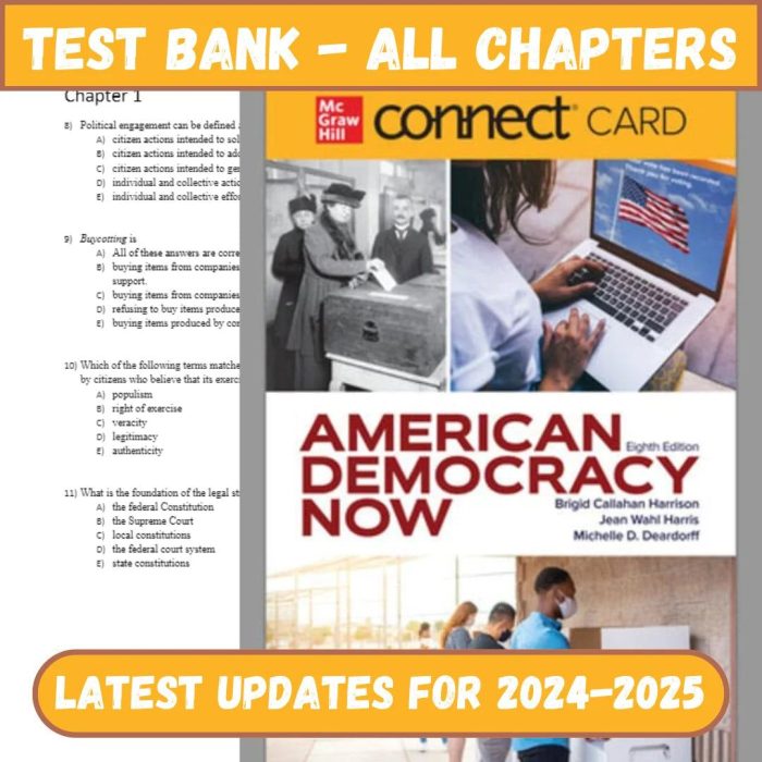 Test Bank for American Democracy Now 8th Edition by Harrison-Pass Test Bank