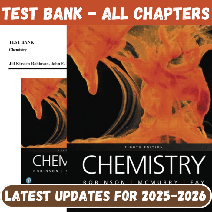 Test Bank for Chemistry, 8th Edition by Robinson-Pass Test Bank