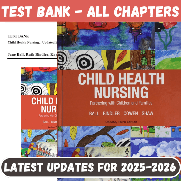 Test Bank for Child Health Nursing, 3rd Updated Edition by Ball-Pass Test Bank
