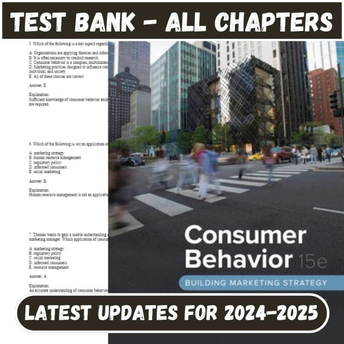 Test Bank for Consumer Behavior Building Marketing Strategy 15th Edition by Mothersbaugh-Pass Test Bank