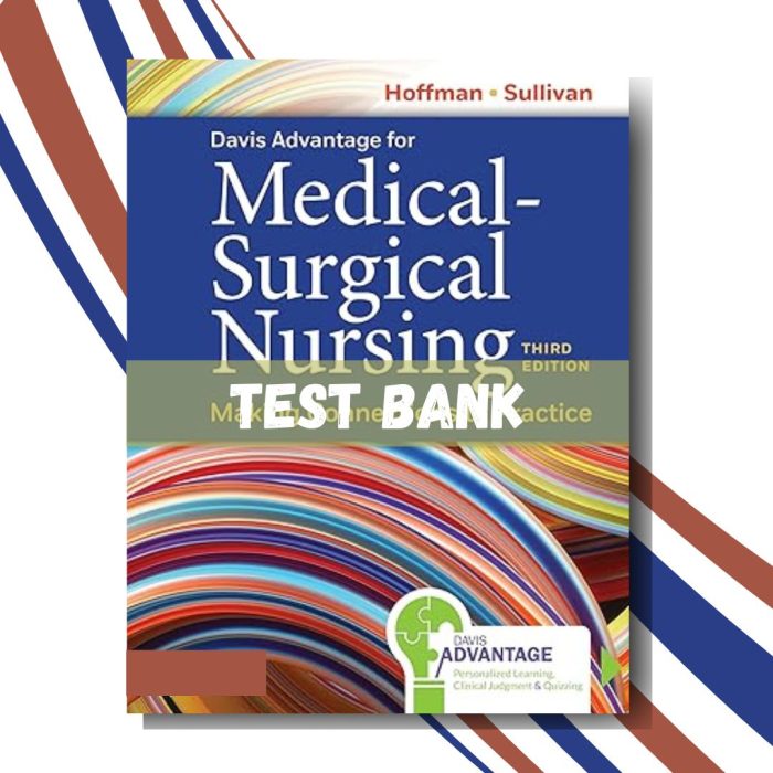 Test Bank for Davis Advantage for Medical-Surgical Nursing 3rd Edition (By Hoffman)-Pass Test Bank